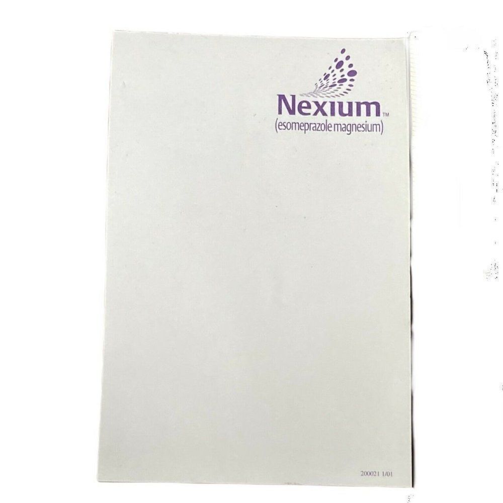Nexium Pharmaceutical Drug Rep Advertising Sticky Large Post It Note Pad 4x6”